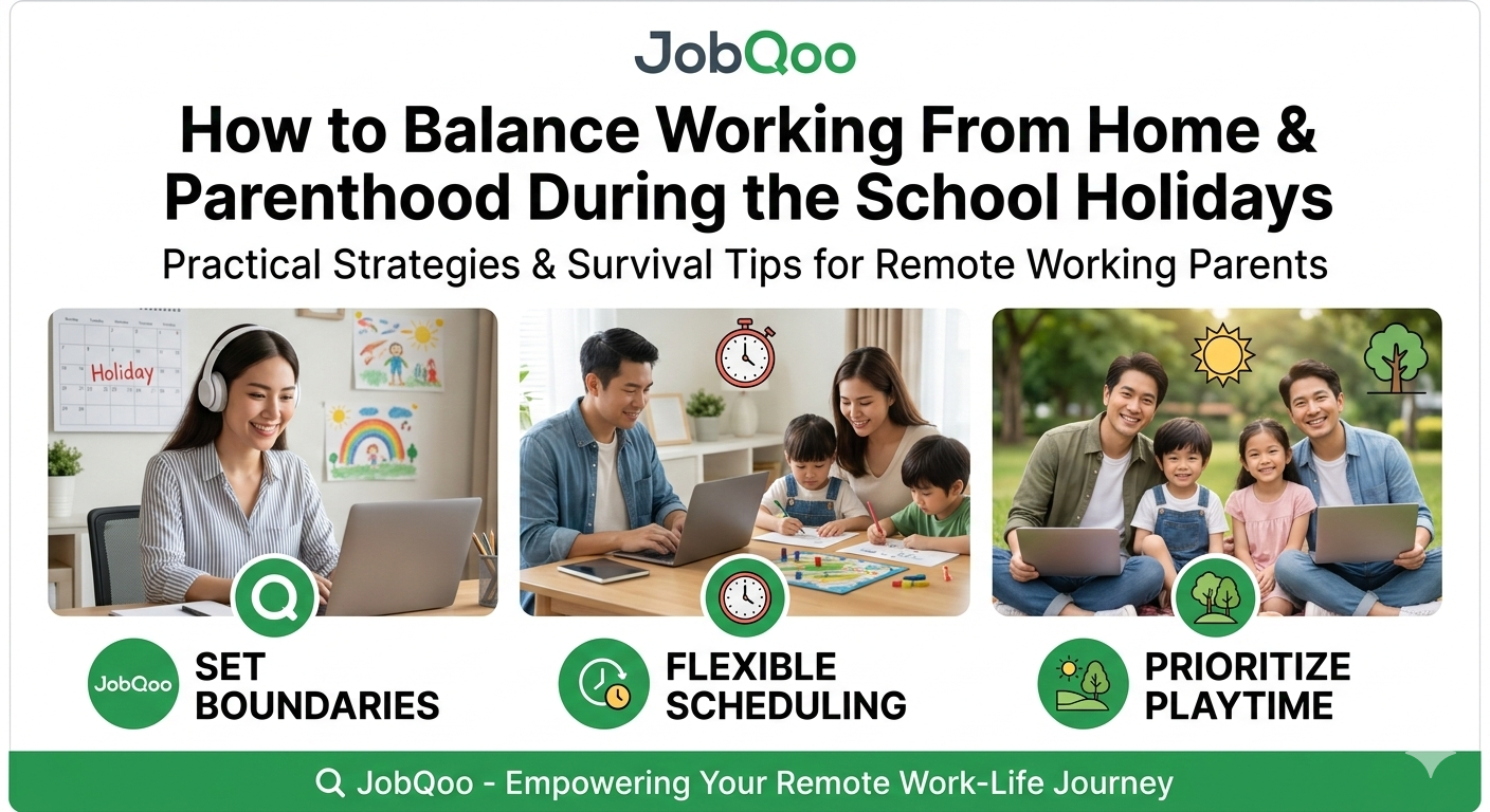 How to Balance Working From Home & Parenthood During the School Holidays