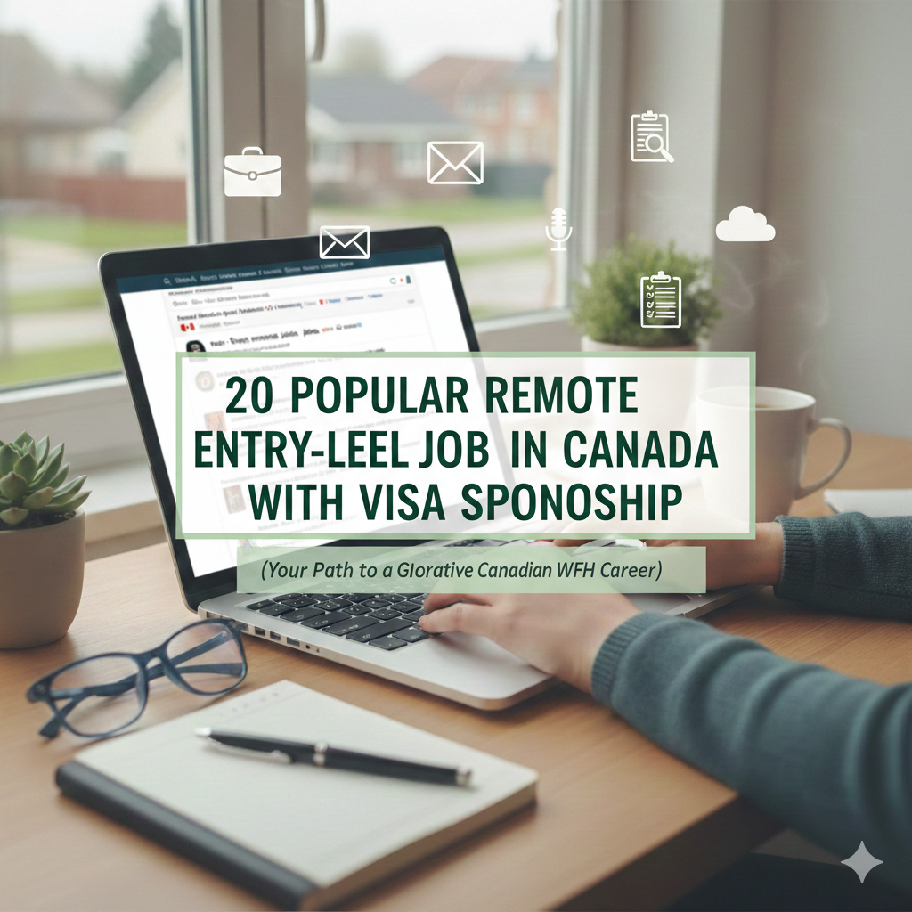 20 Remote Entry-Level Jobs in Canada with Visa Sponsorship