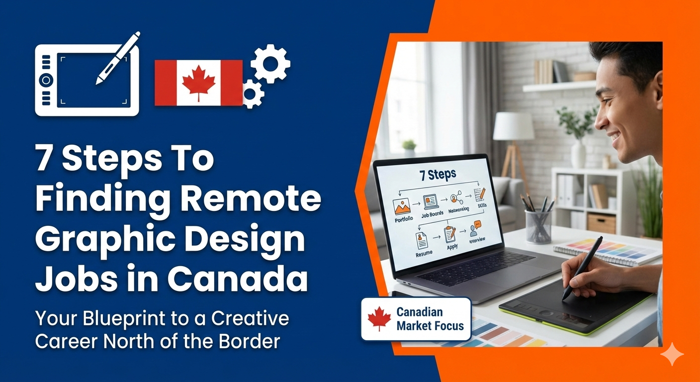7 Steps To Finding Remote Graphic Design Jobs in Canada