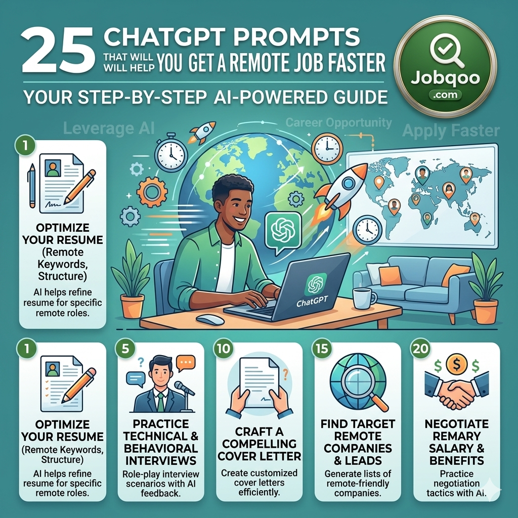 25 ChatGPT Prompts That Will Help You Get a Remote Job Faster